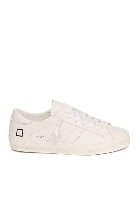 White calf hill low sneaker D.A.T.E. | HILL LOW DCALF-WHT